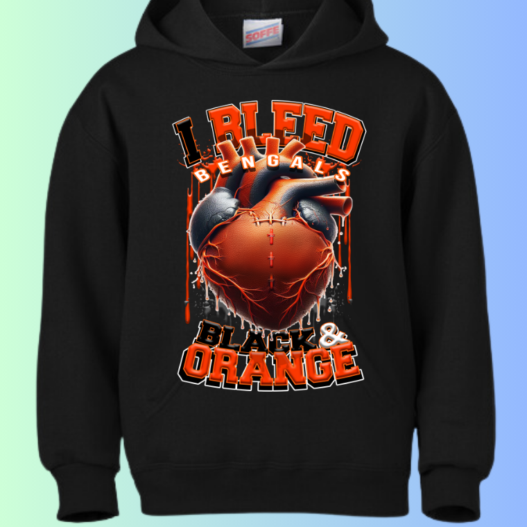 I Bleed Football Hoodies