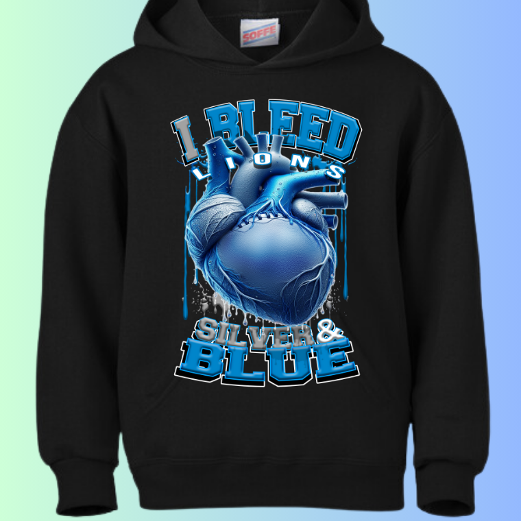 I Bleed Football Hoodies