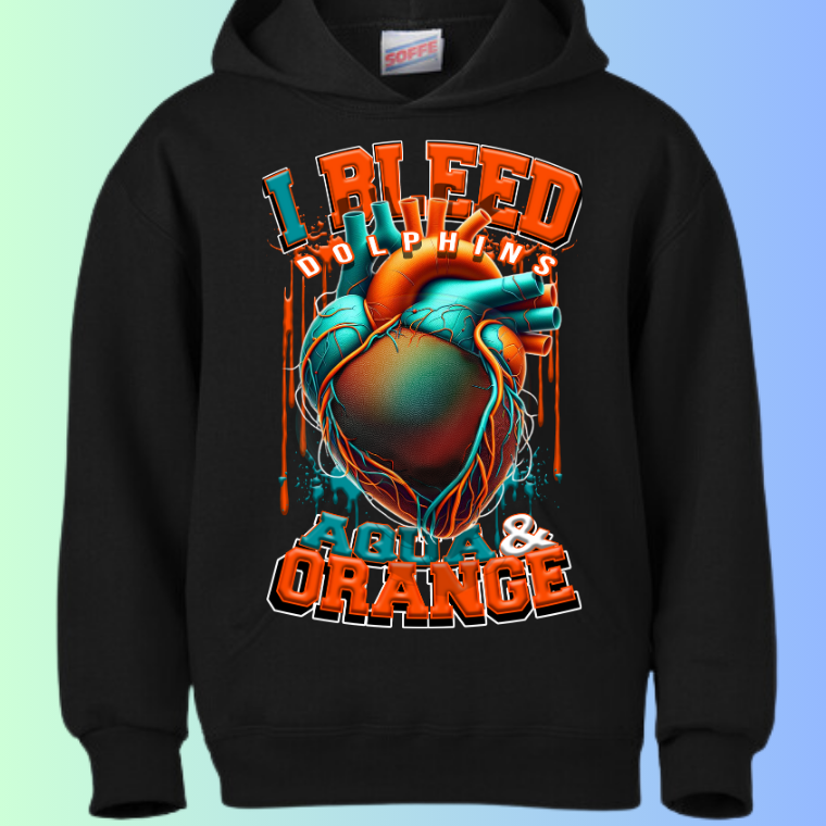 I Bleed Football Hoodies