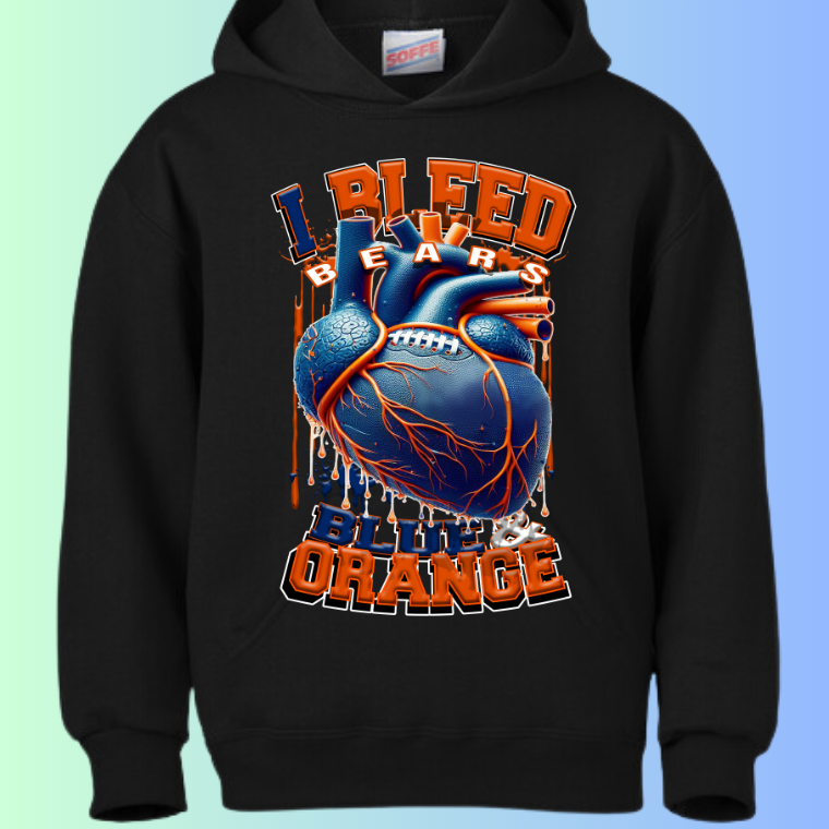 I Bleed Football Hoodies