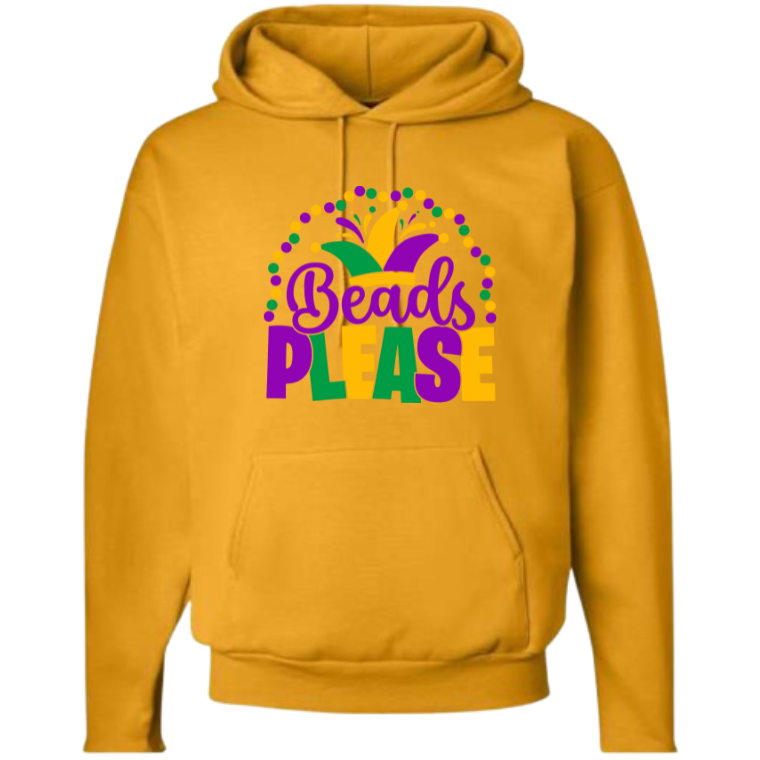 Beads Please Mardi Gras Hoodie
