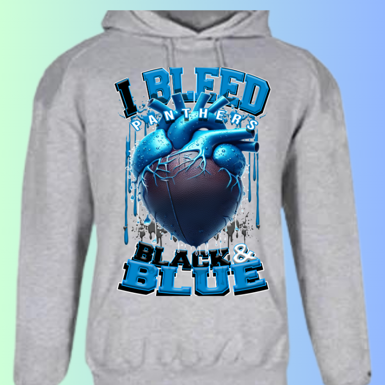 I Bleed Football Hoodies