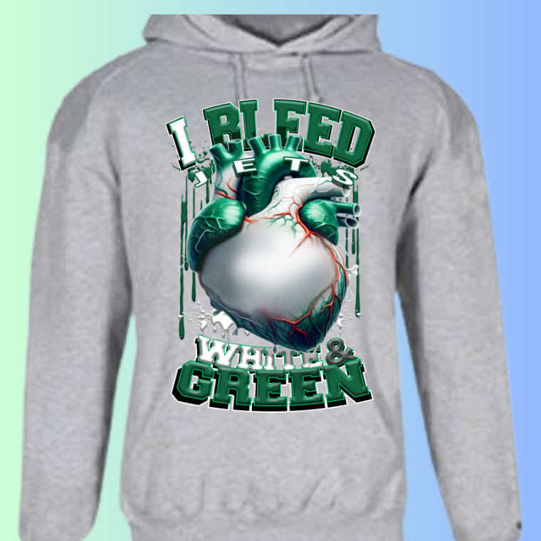 I Bleed Football Hoodies