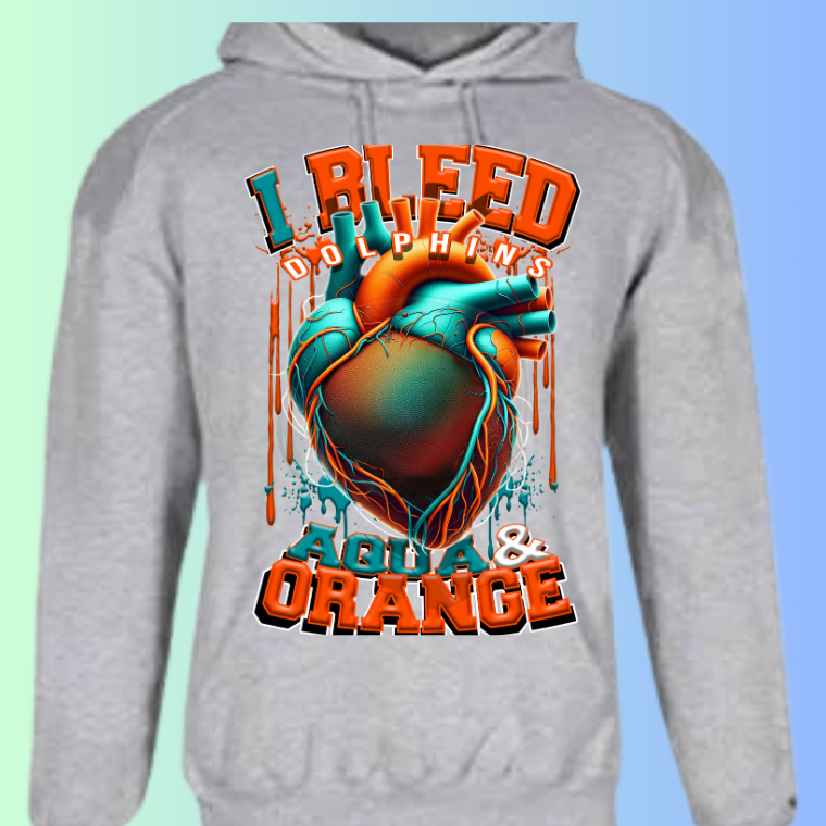 I Bleed Football Hoodies
