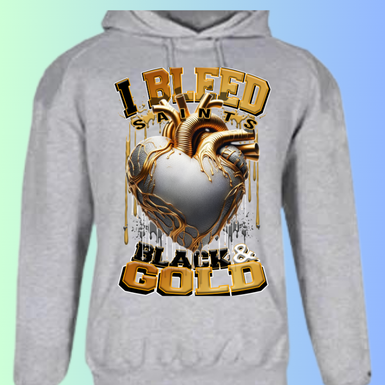 I Bleed Football Hoodies