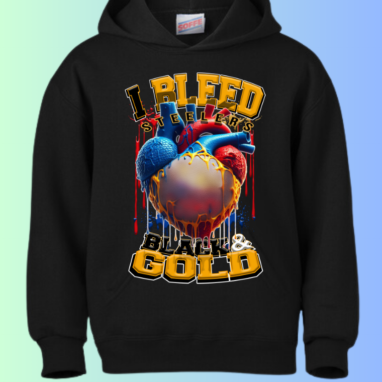 I Bleed Football Hoodies