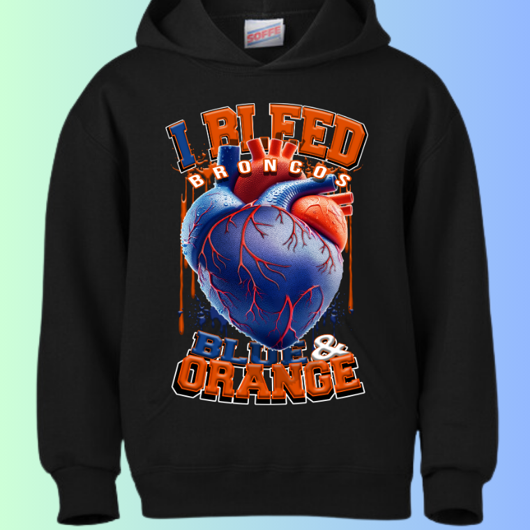 I Bleed Football Hoodies