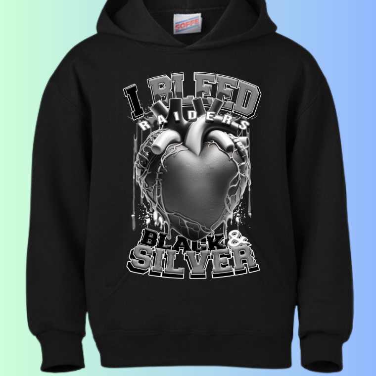 I Bleed Football Hoodies