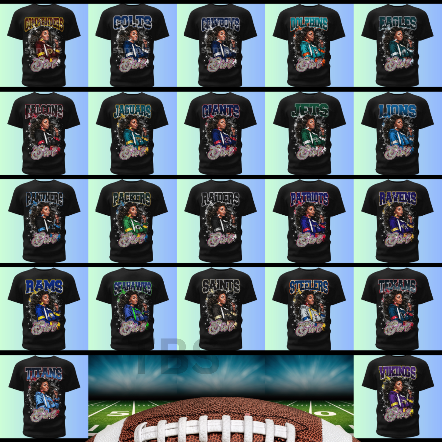 Pro Football Ladies T-Shirt