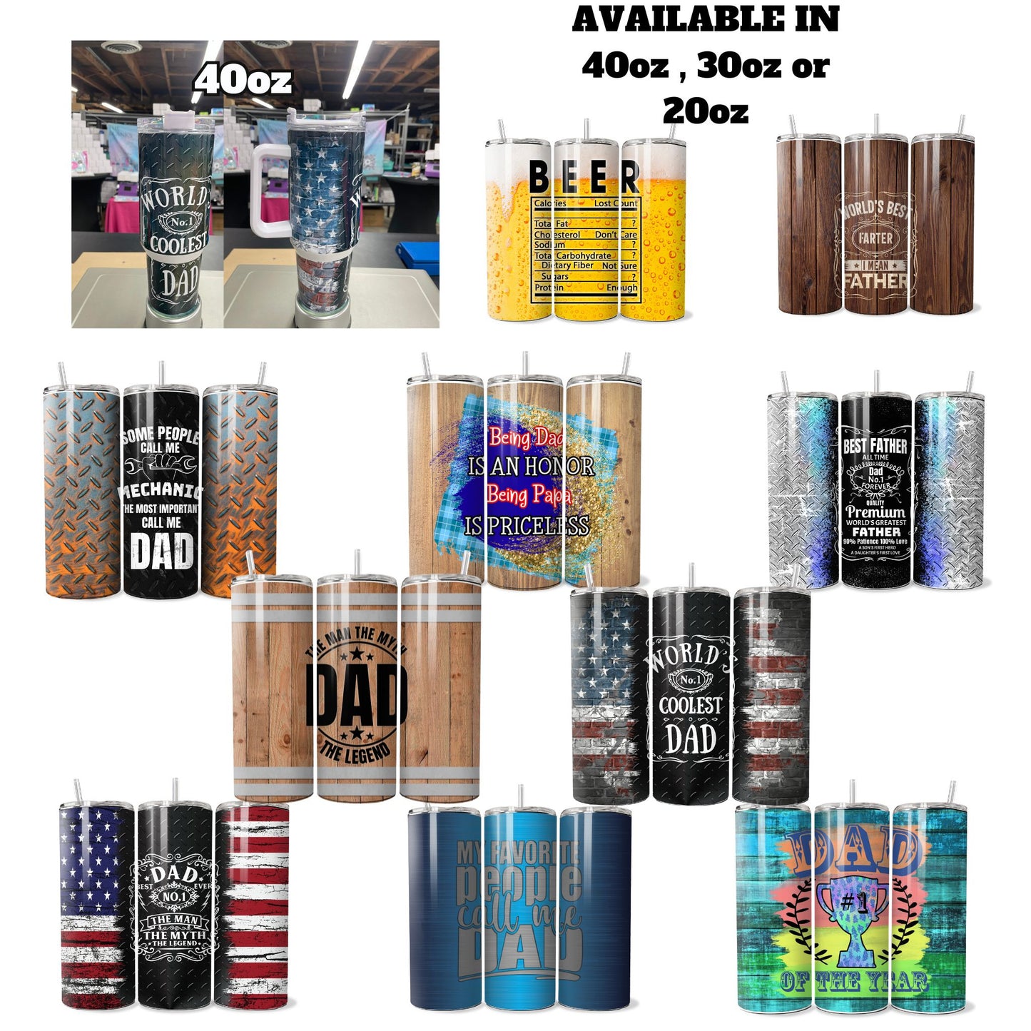 Father’s Day Tumblers
