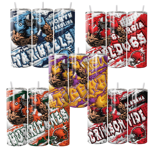 College Football Tumblers