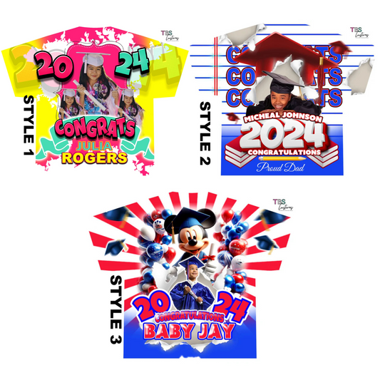 KIDS GRADUATION All Over or Center Print T-SHIRT