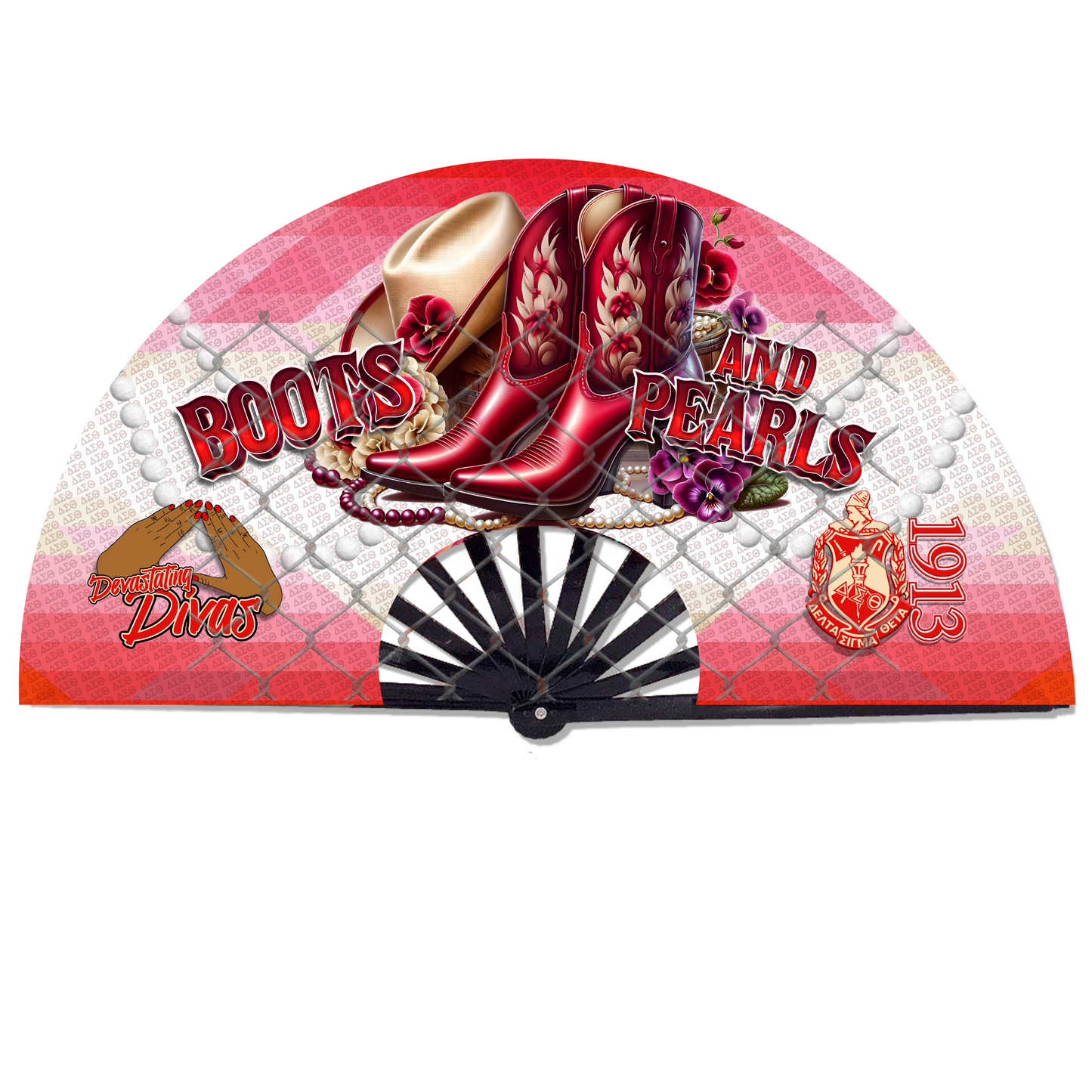 BOOTS & PEARLS CLACK FAN (D9 & OES)