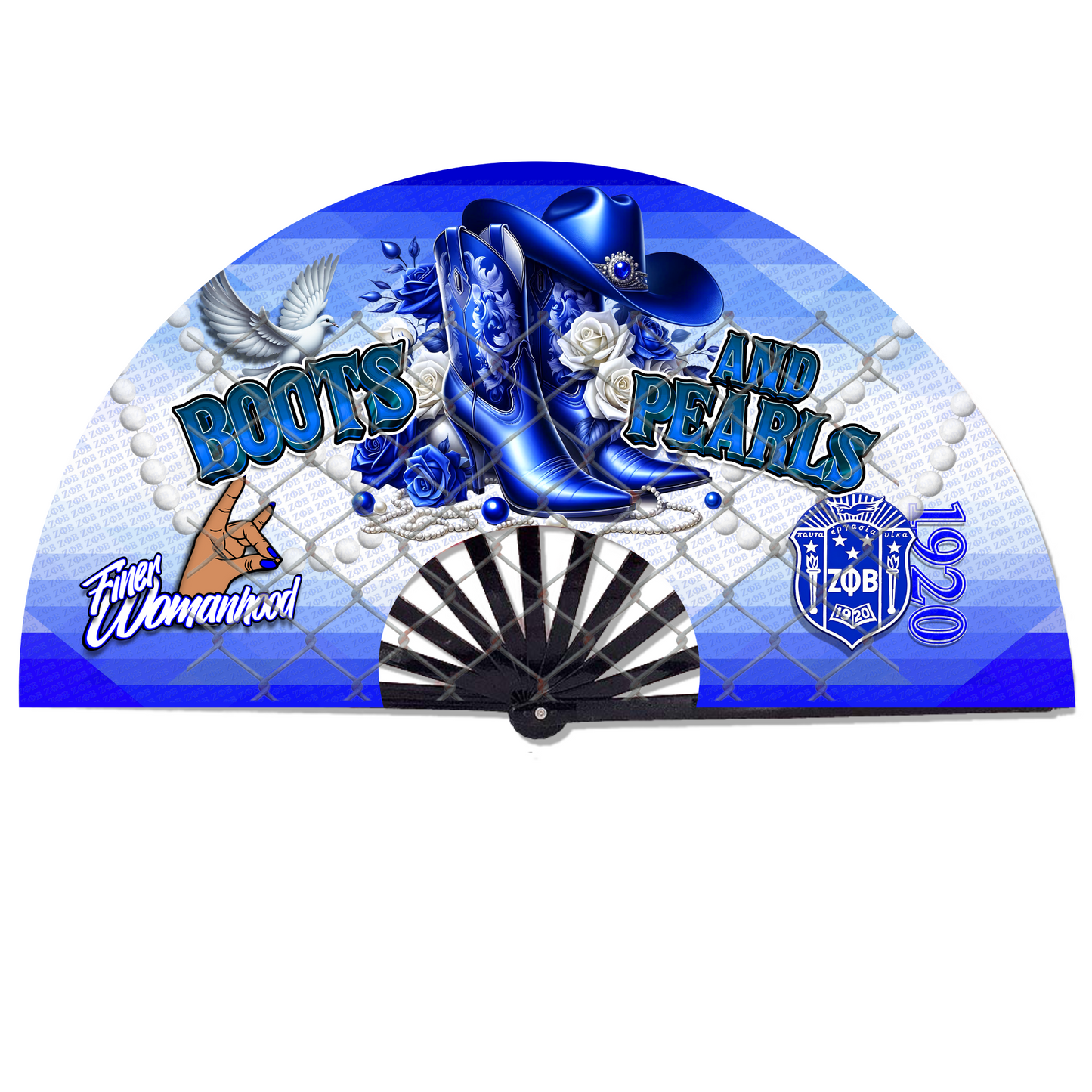BOOTS & PEARLS CLACK FAN (D9 & OES)