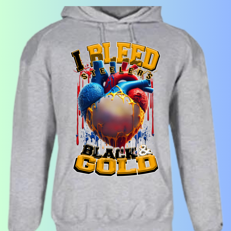 I Bleed Football Hoodies