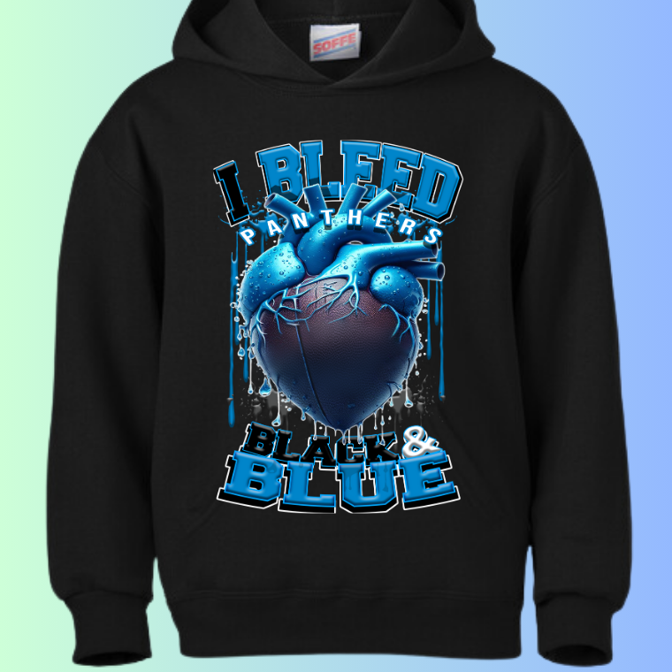 I Bleed Football Hoodies