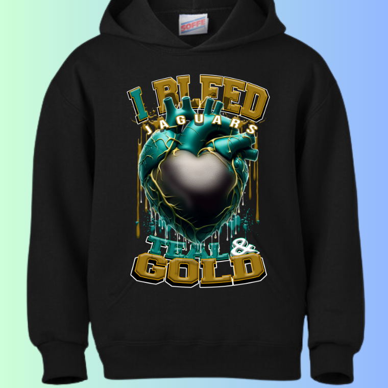 I Bleed Football Hoodies