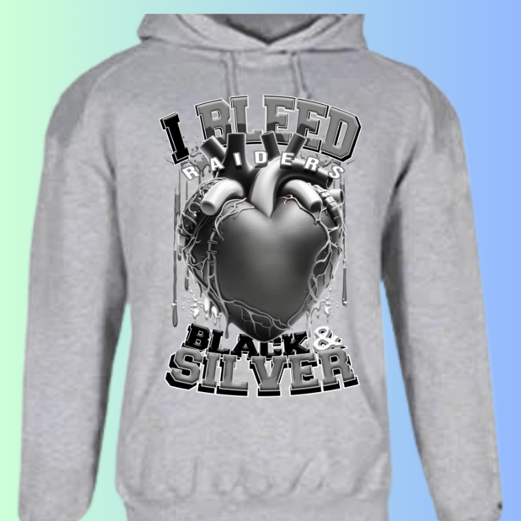 I Bleed Football Hoodies