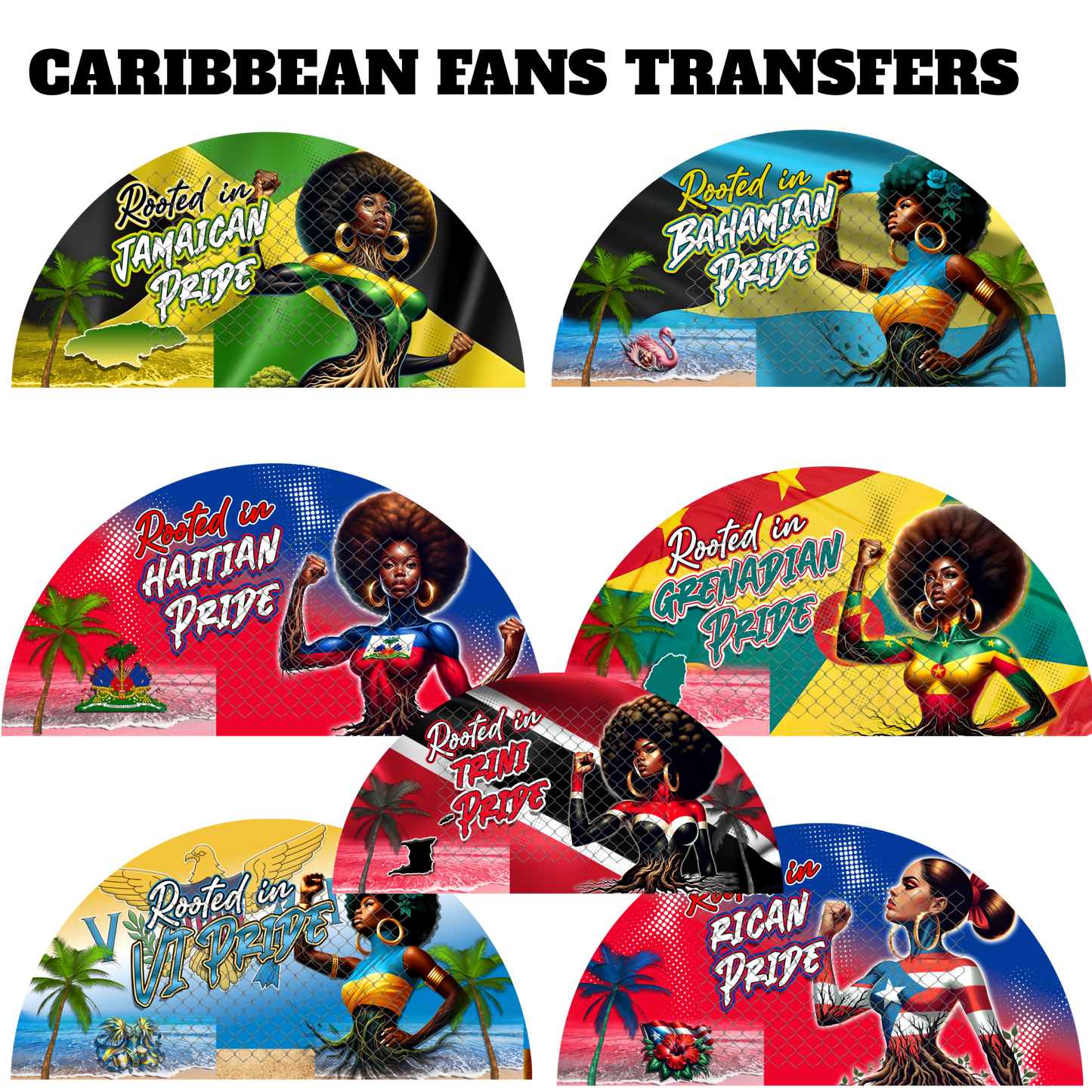 CARIBBEAN DESIGNS CLACK FAN