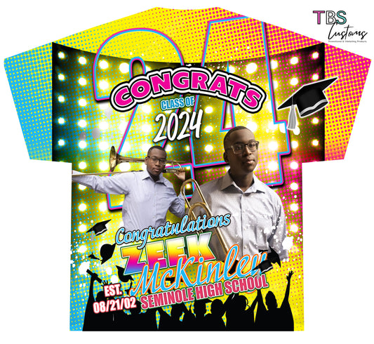 Lights Action  3D/All Over T-SHIRT