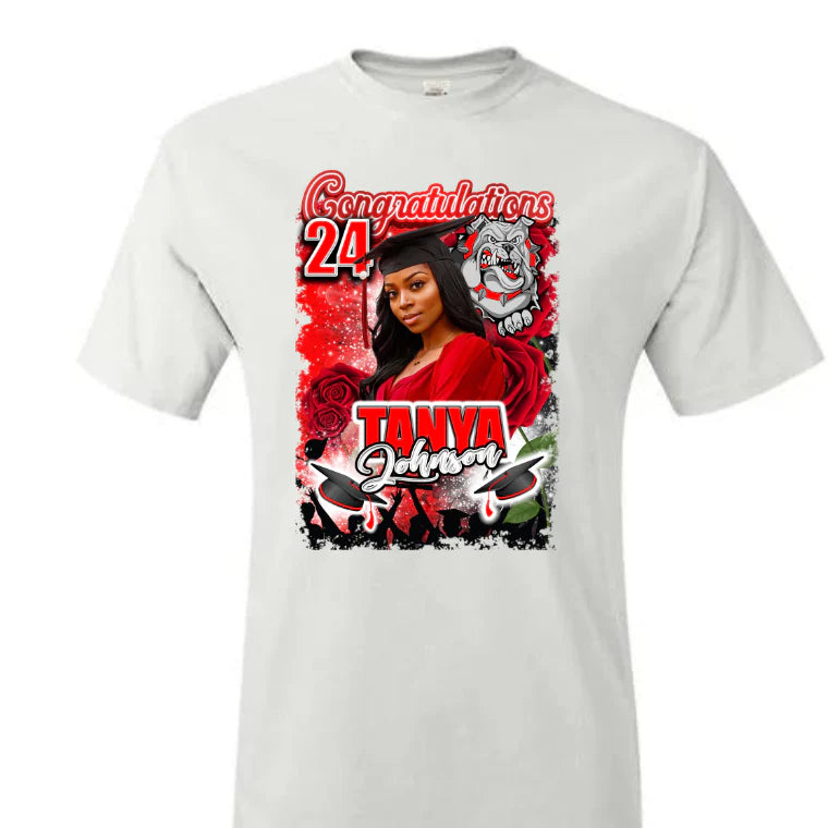 GRAD PACKAGE #2 - CENTER PRINT T-SHIRTS