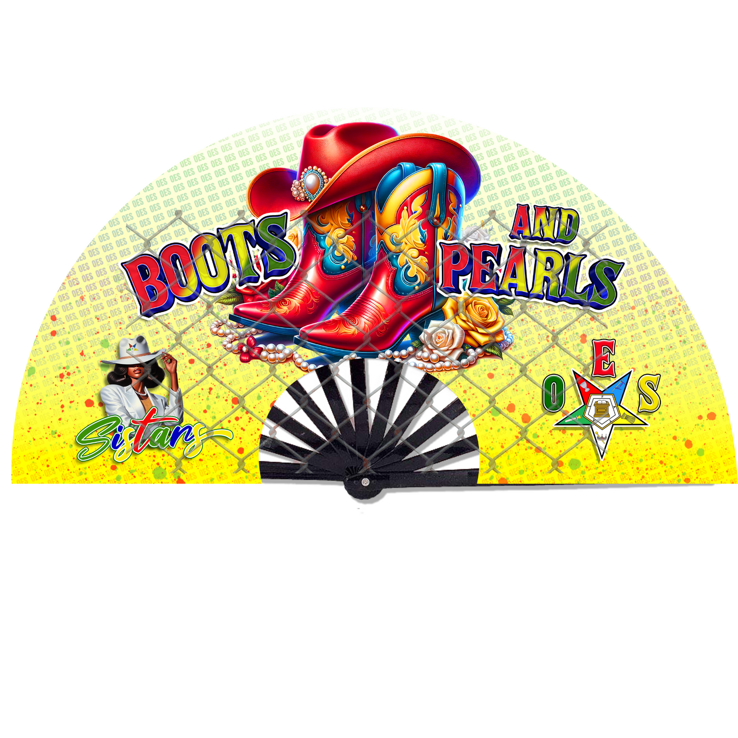 BOOTS & PEARLS CLACK FAN (D9 & OES)