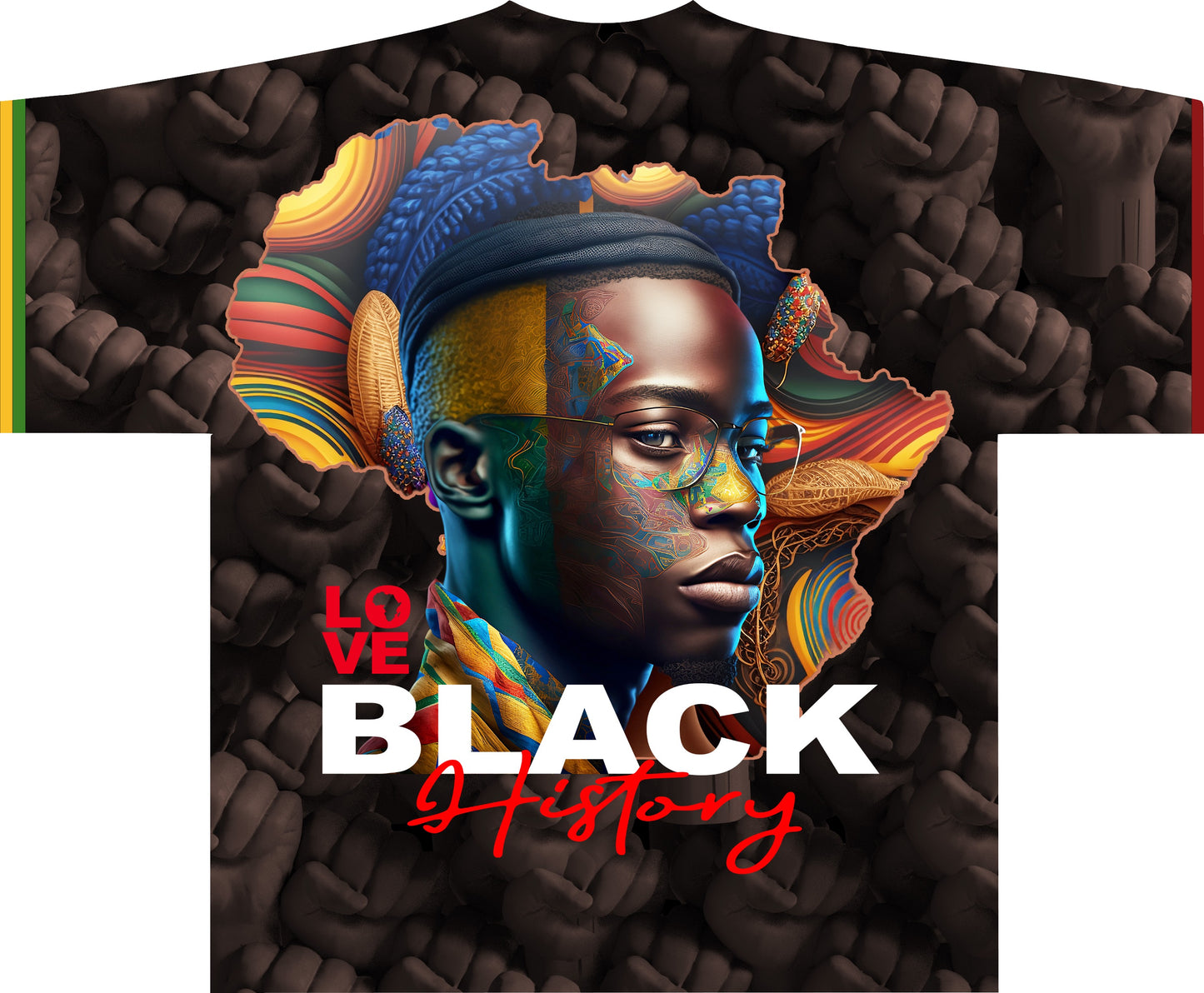 Black History All Over/3D T-Shirt