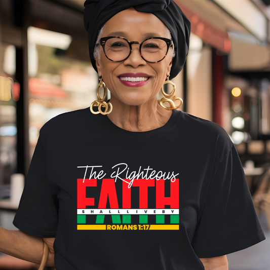 The Righteous Shall Live Faith T-Shirt