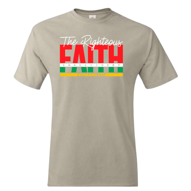 The Righteous Shall Live Faith T-Shirt
