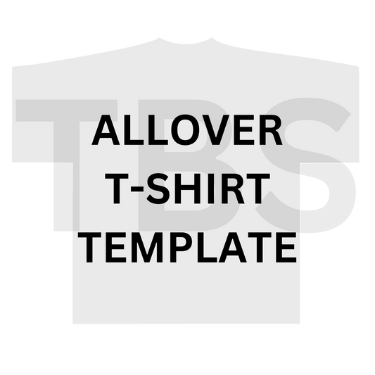 Allover T-shirt Template