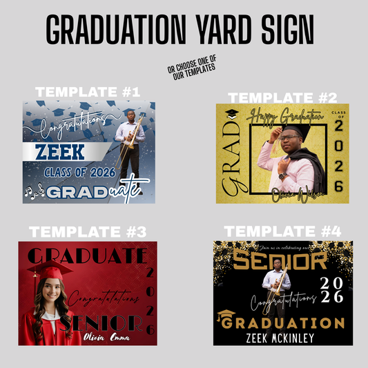 Graduation Yard Sign