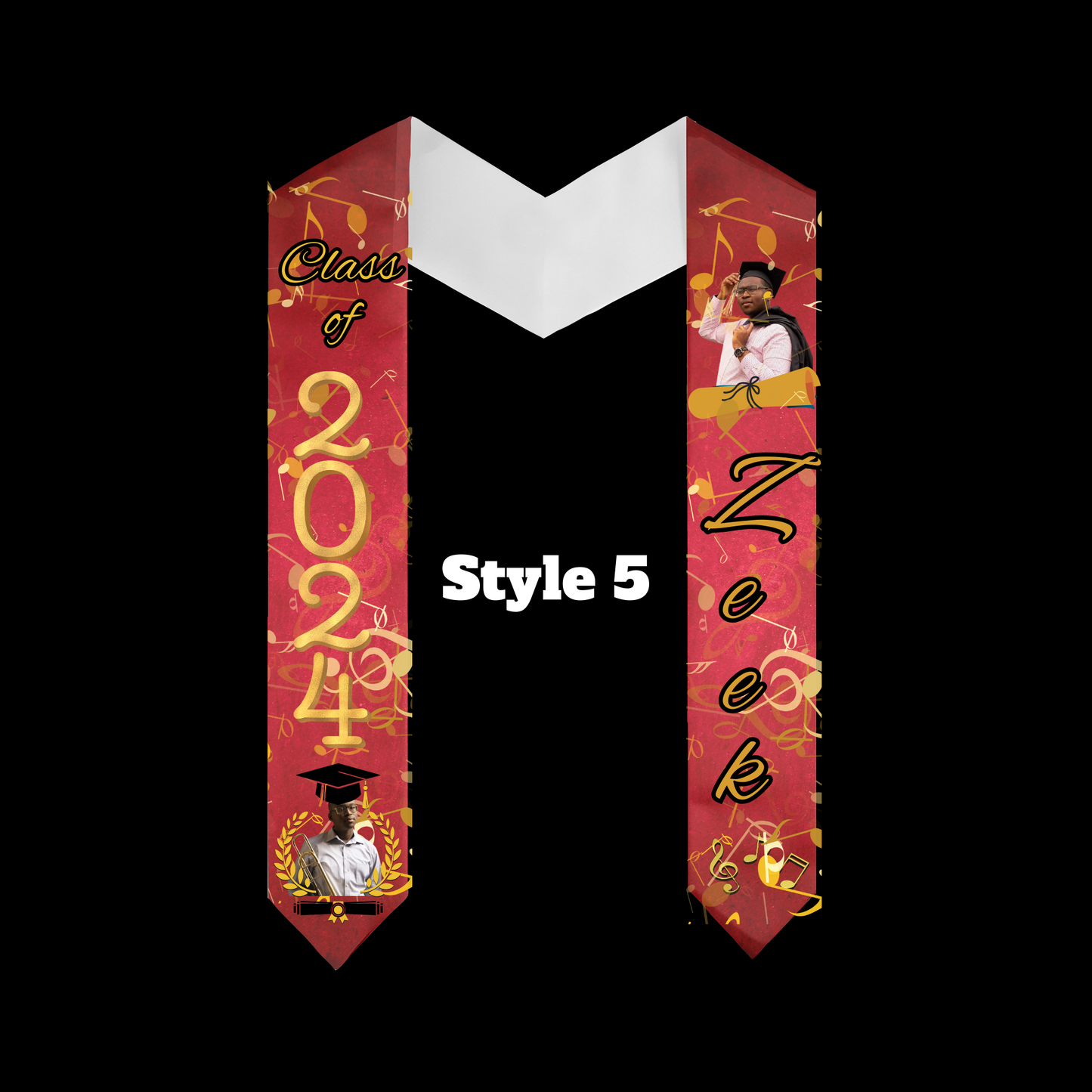 CUSTOM GRAD STOLE