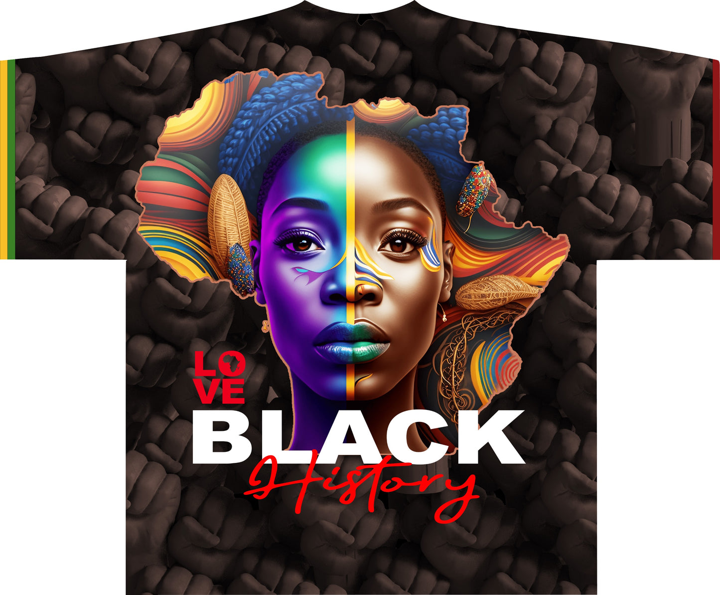 Black History All Over/3D T-Shirt