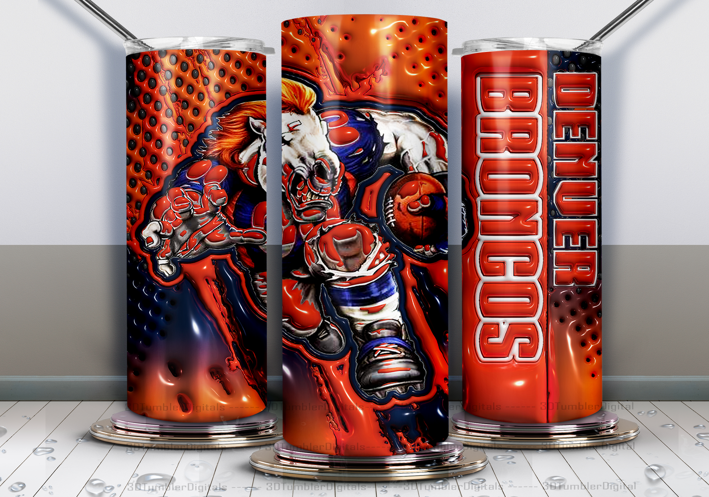 3D Pro Football Tumblers