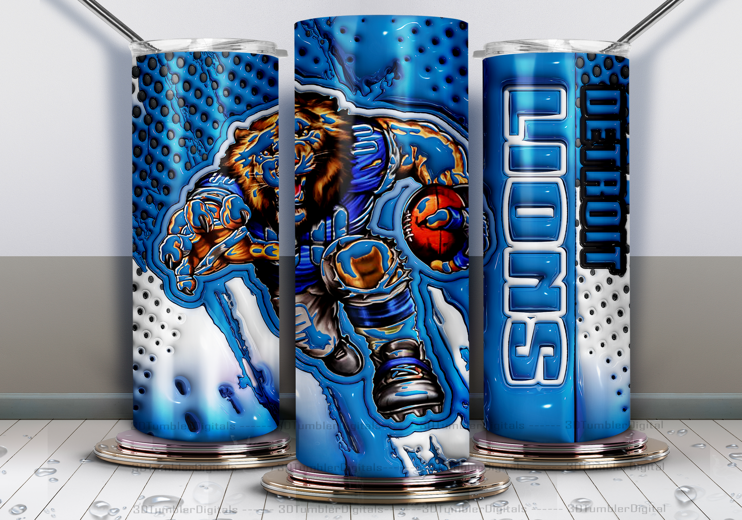 3D Pro Football Tumblers