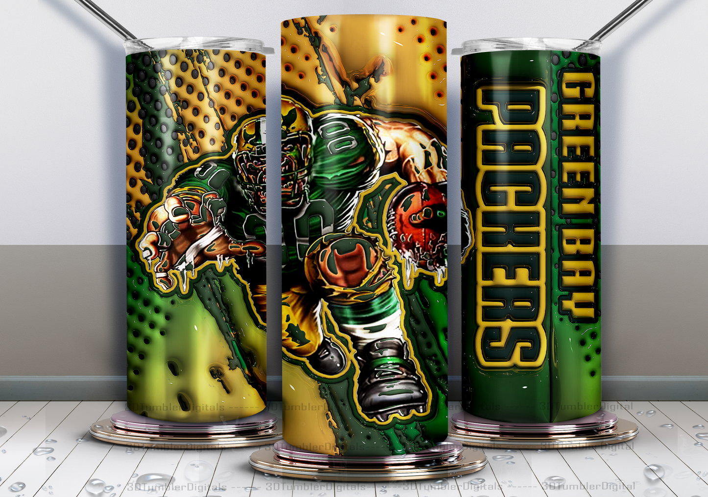 3D Pro Football Tumblers