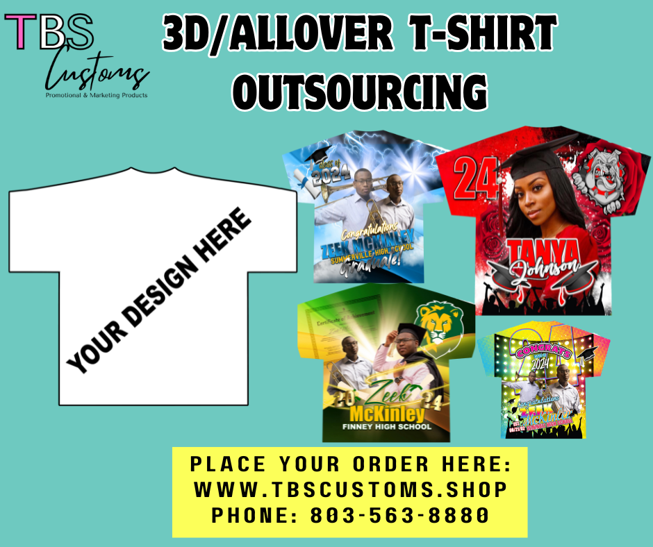 3D/ALLOVER T-SHIRT (B2B / OUTSOURCING) (Min Purchase 4)