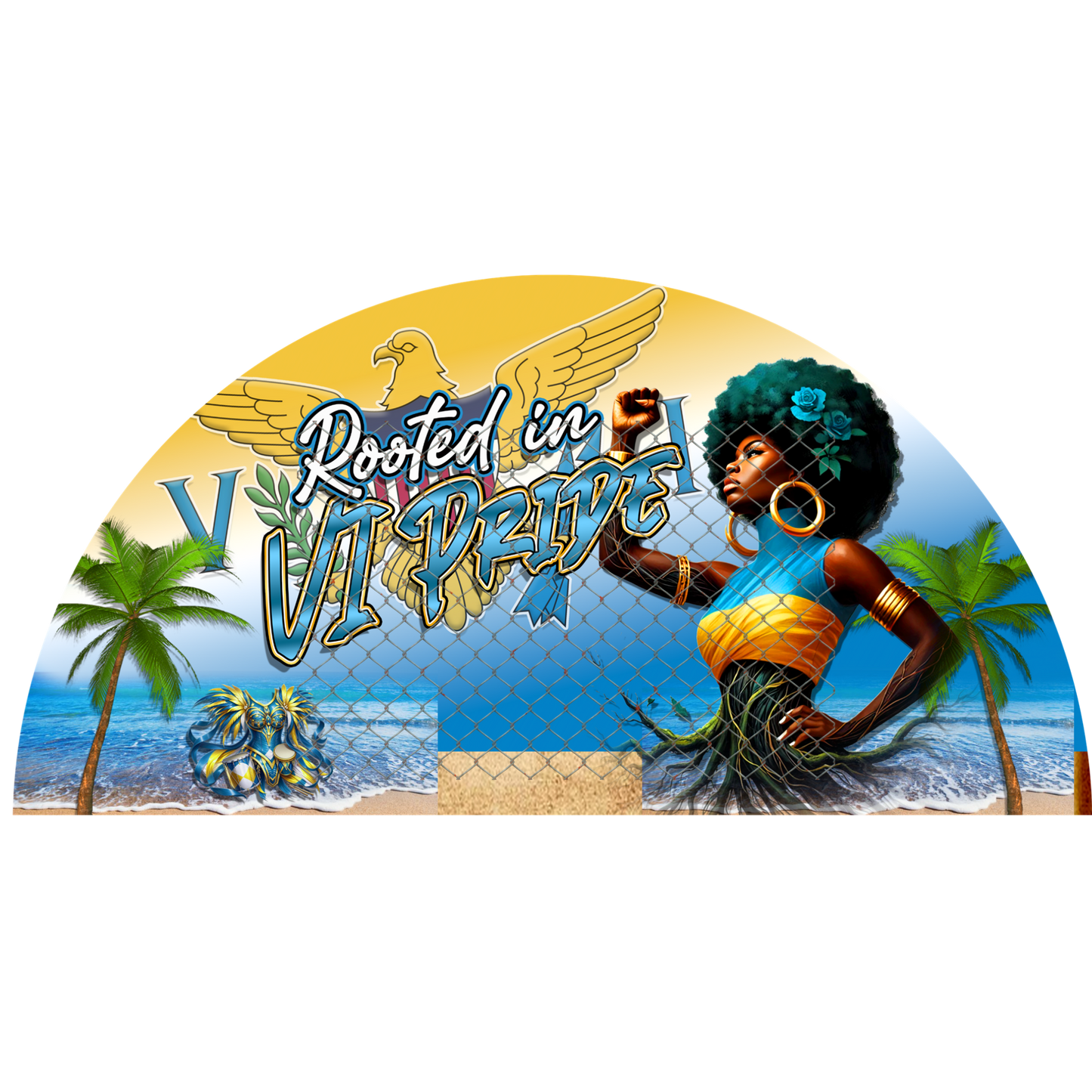 CARIBBEAN DESIGNS CLACK FAN
