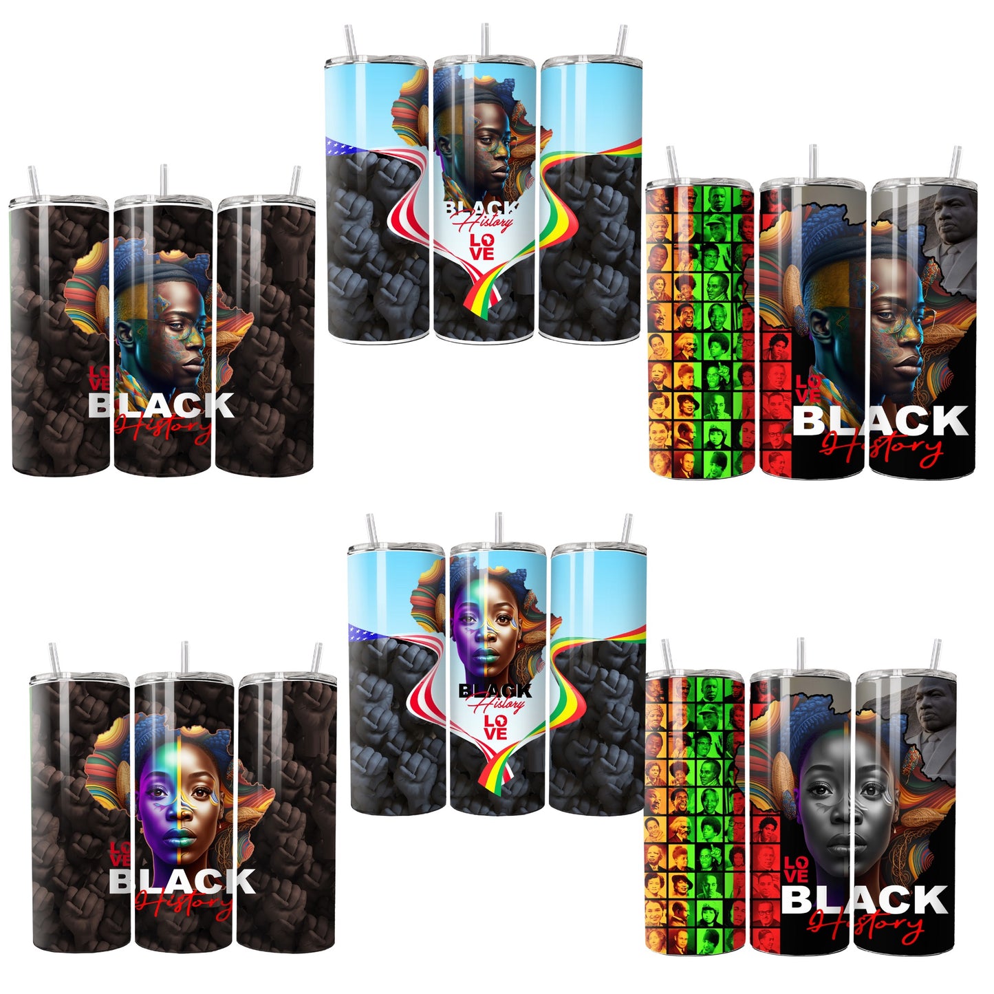 Black History Tumblers