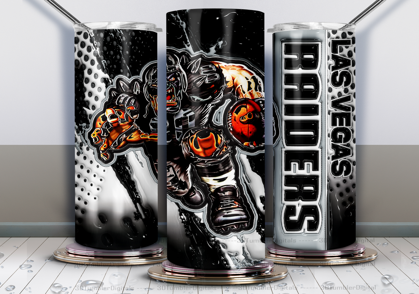 3D Pro Football Tumblers