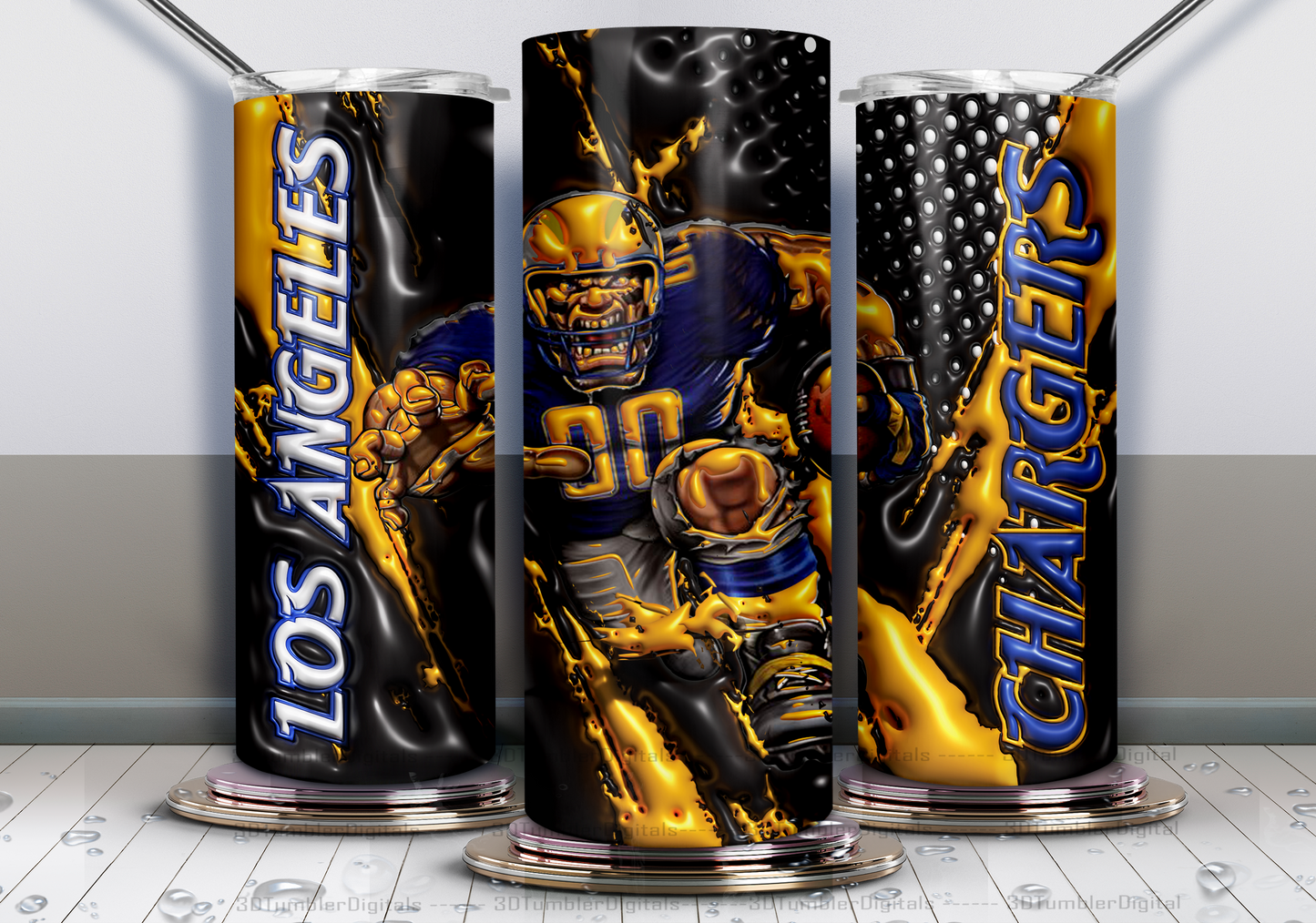 3D Pro Football Tumblers