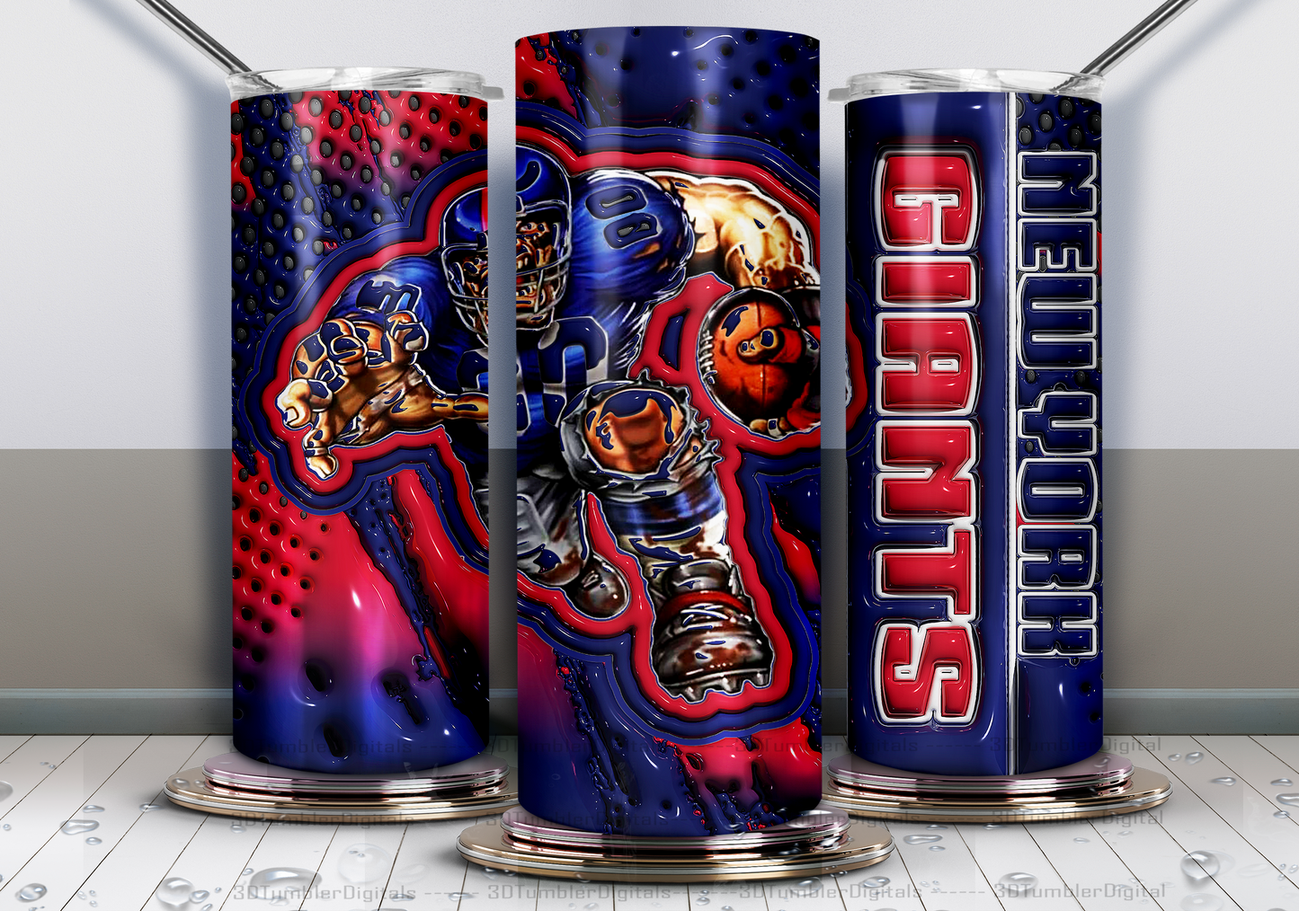 3D Pro Football Tumblers