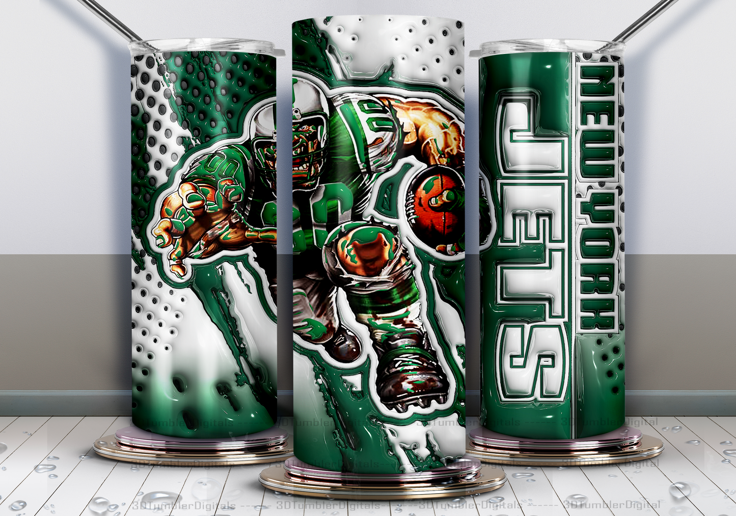 3D Pro Football Tumblers