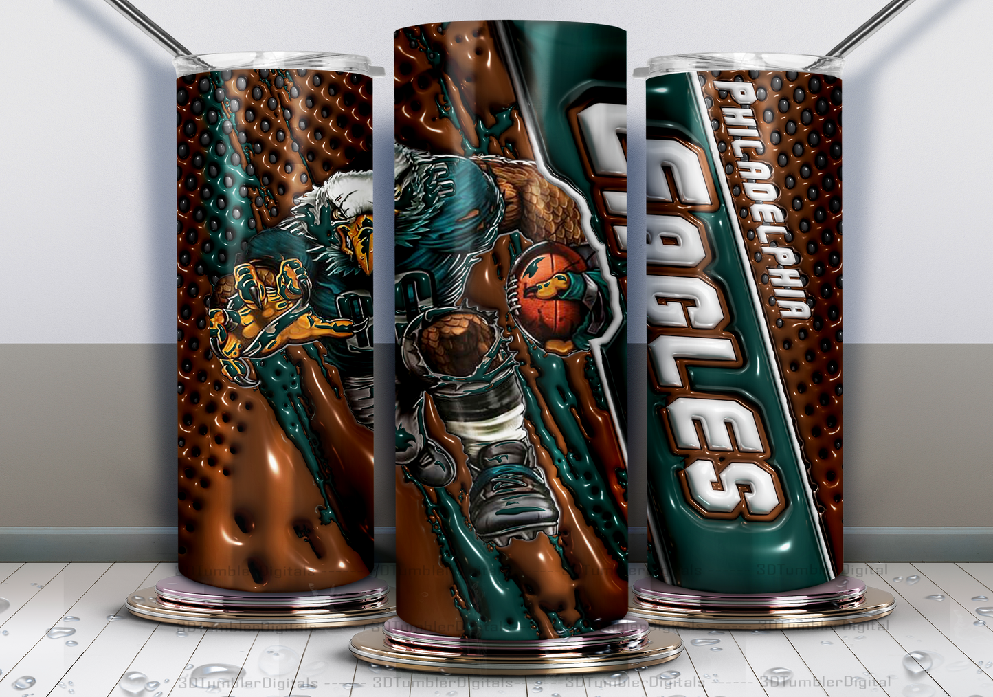 3D Pro Football Tumblers