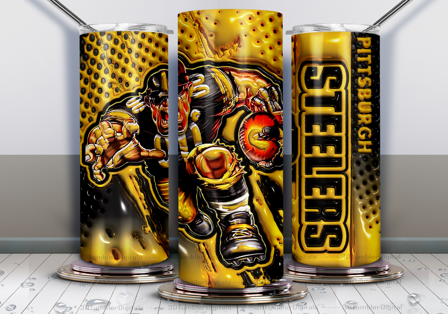 3D Pro Football Tumblers