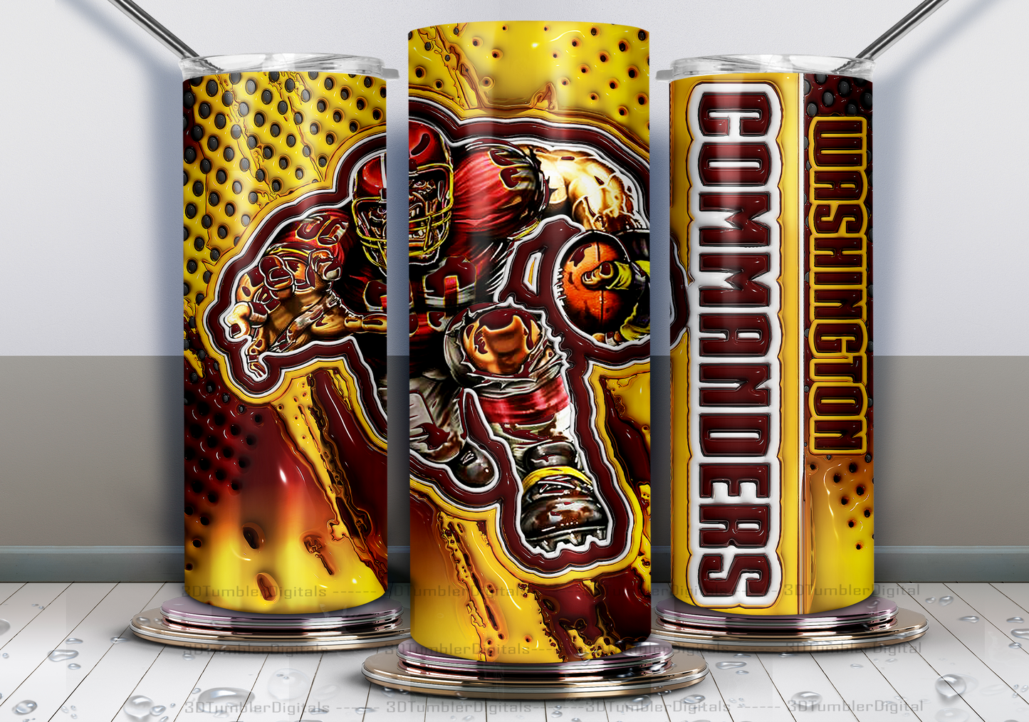 3D Pro Football Tumblers