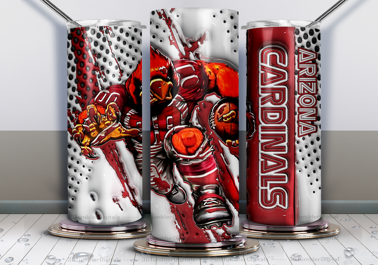 3D Pro Football Tumblers