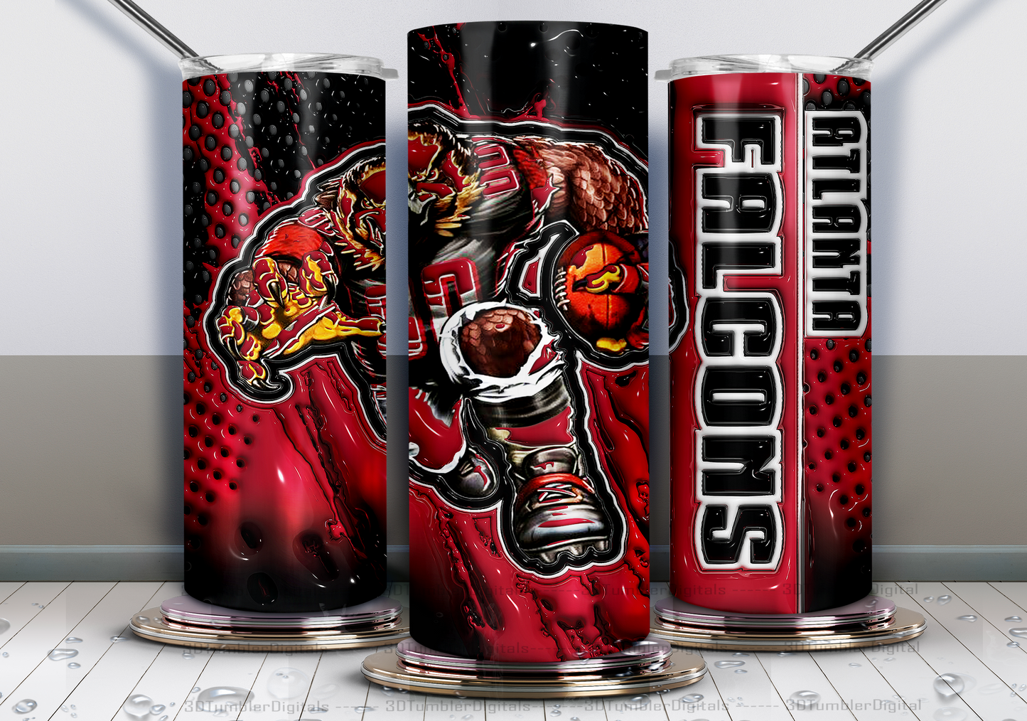 3D Pro Football Tumblers