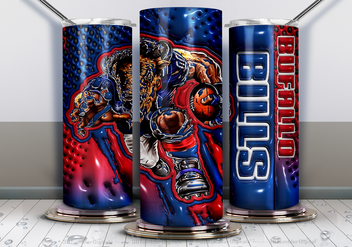 3D Pro Football Tumblers