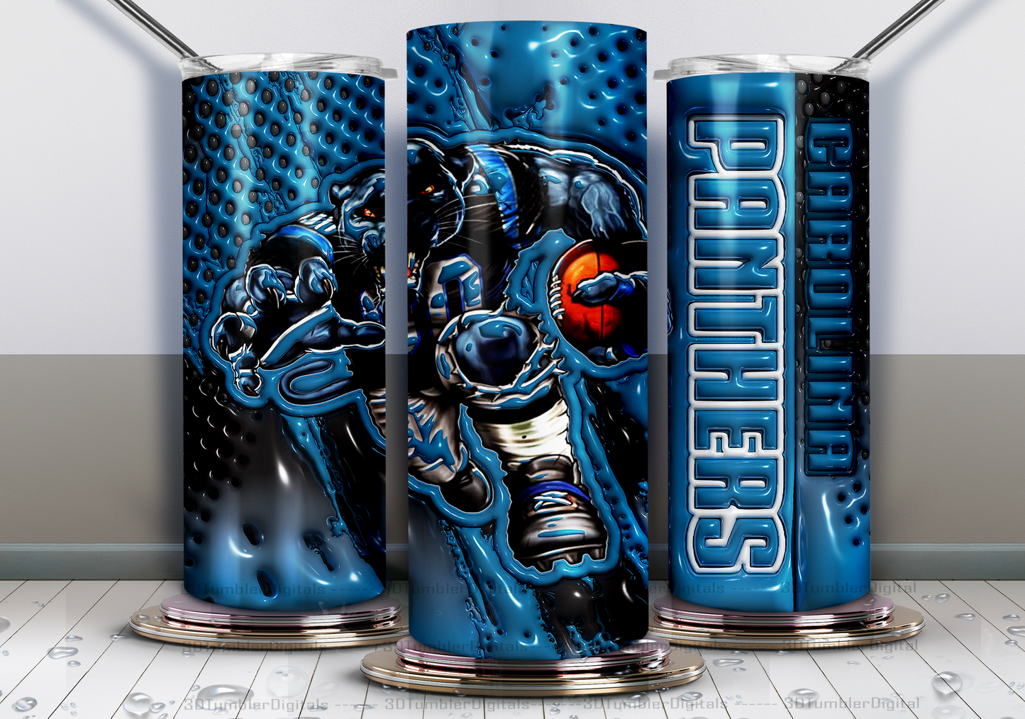 3D Pro Football Tumblers